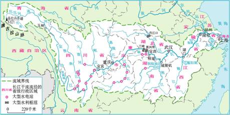 教学设计     (1)教师:要求学生阅读长江干流剖面图和中国地形图