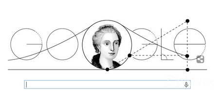 谷歌更新涂鸦 纪念数学家玛利亚·阿涅西诞辰