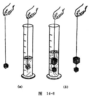 不能沉入水中的物质(如蜡块)的密度的测定