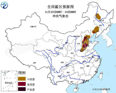 买黄金|霾黄色预警：天津河南等7省市有中度霾