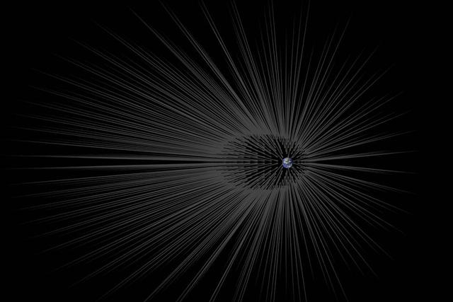 nasa地球照片|NASA称：地球周围被大片丝状暗物质群包裹