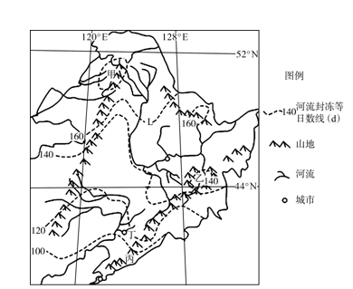 图k2-9   材料二 2014年6月受强烈天气系统影响,我国东北大部分地区