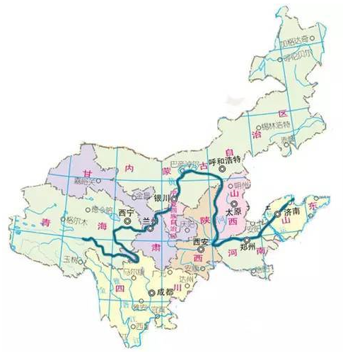熟记高中地理知识点:黄河干流流经省区