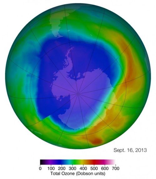 南极臭氧空洞