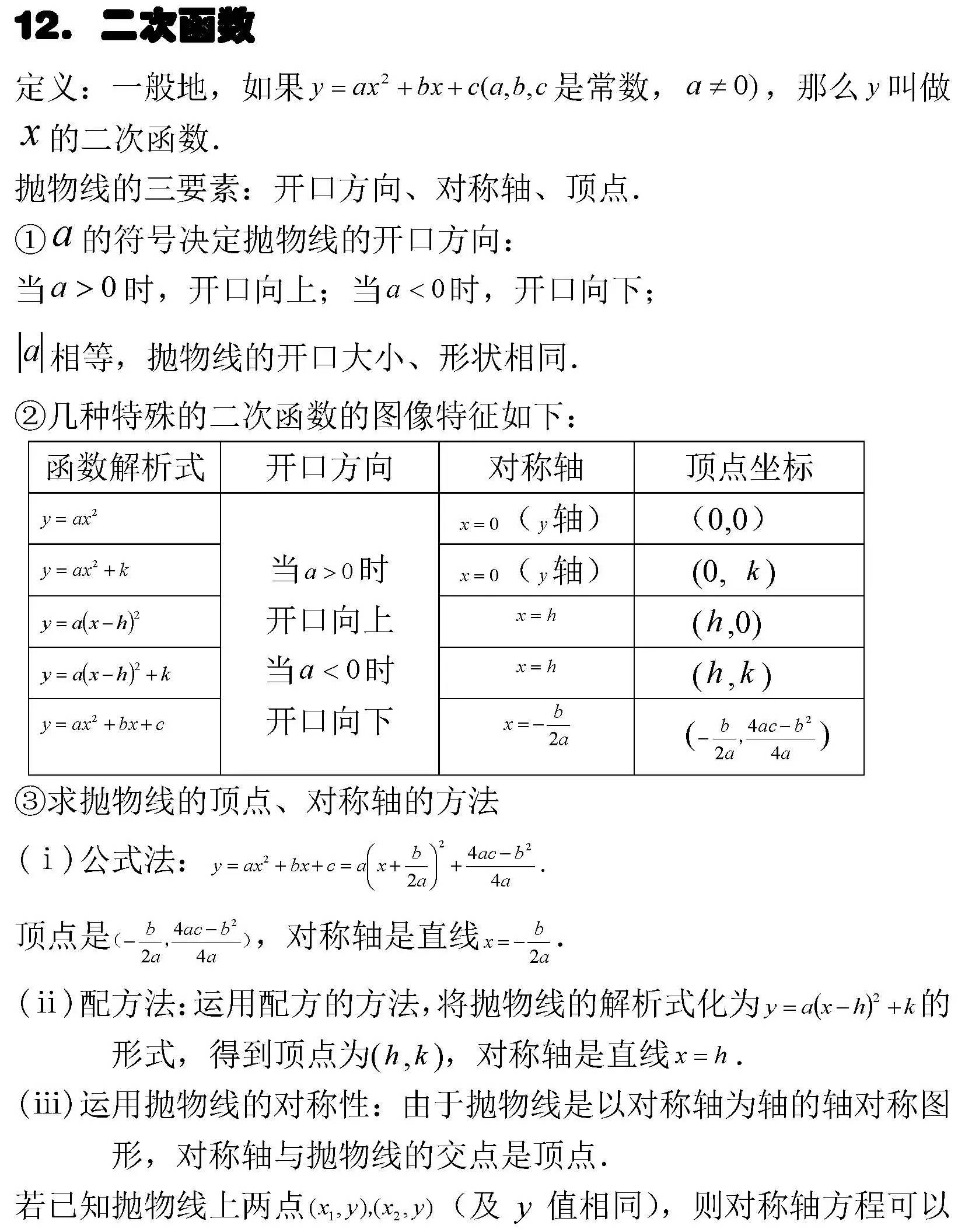 决胜中考 初中数学公式一定不能少 学科网资讯头条