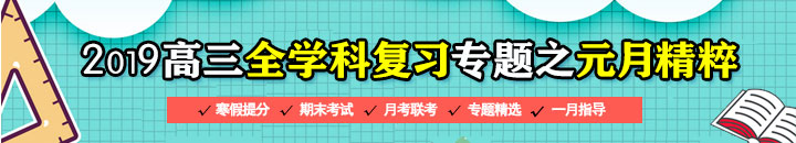 学科网2019高三全科复习专题之元月精粹