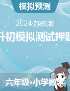 江苏省小升初模拟测试押题卷（试题）2023-2024学年六年级下册数学 苏教版