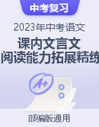 2023年中考語文課內(nèi)文言文閱讀能力拓展精練（部編版）