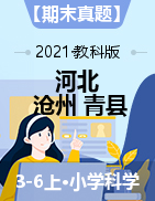 【期末真题】河北省沧州市青县科学三-六上 2020-2021学年（教科版，含答案）