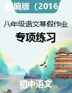 2023年八年級(jí)語(yǔ)文寒假作業(yè)專(zhuān)項(xiàng)練習(xí)