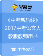 《中考新航线》2017中考语文人教版教师用书专题课件-图片版