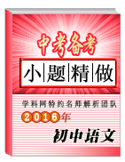 2016年中考語(yǔ)文小題精做系列