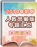 2019年人教部編版初中歷史專題匯總(1月)