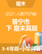 广东省揭阳市普宁市英语3-6年级第二学期期终学生素质监测 2020-2021学年（人教PEP，含答案，PDF）