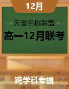 湖南省天壹名校联盟2023-2024学年上学期高一12月联考试题