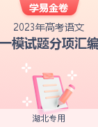 學(xué)易金卷：2023年高考語文一模試題分項(xiàng)匯編（湖北專用）