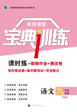 【寶典訓(xùn)練】2024-2025學(xué)年九年級全冊語文高效課堂