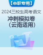 【中职专用】备战2024年中职高考语文冲刺模拟卷（云南适用）