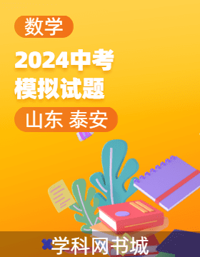 2024年山東省泰安市初中學(xué)業(yè)水平考試數(shù)學(xué)模擬試題