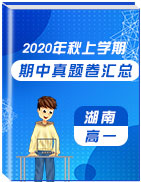 湖南省各地区2020-2021学年高一上学期期中考试真题卷汇总