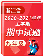 浙江省各地区2020-2021学年九年级上学期期中考试真题卷汇总
