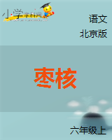 （北京版）六年级语文上册《枣核》