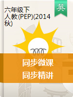 【精品】同步微课精讲(MP4+PPT)|人教PEP(2014秋)-六年级英语下册