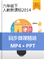 【精品】同步微课精讲（MP4＋PPT）人教新课标版（2014秋）-六年级数学下册