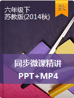 【精品】同步微课精讲（MP4＋PPT）苏教版（2014秋）-六年级数学下册