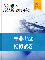 江苏省沛县2019年六年级毕业考试数学模拟试卷（苏教版，PDF版，含答案）
