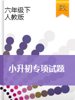 六年級(jí)下冊(cè)數(shù)學(xué)小升初專項(xiàng)試題-圓 人教版(含答案）