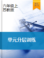 【分層訓(xùn)練，基礎(chǔ)+提升】2020年六年級(jí)上冊(cè)數(shù)學(xué)單元通關(guān)測(cè)試卷   蘇教版（含答案）