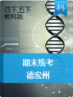 云南省德宏州科学1-5年级第二学期期末质量监测 2019-2020学年（教科版，无答案，图片版）