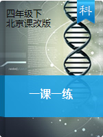 四年级下册科学同步测试 北京课改版