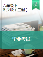 【5套】小升初2020年名校小學(xué)六年級畢業(yè)考試英語試卷 湘少版（三起）（Word版，含解析）