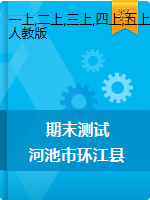 【真题】广西河池市环江县数学一-六年级第一学期期末测试 2020-2021学年（人教版，含答案）