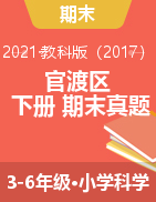 【真题】云南省昆明市官渡区科学3-6年级下学期期末学业水平检测 2020-2021学年（教科版，含答案）