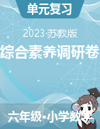 江蘇地區(qū)2023-2024學(xué)年六年級(jí)數(shù)學(xué)上冊(cè)綜合素養(yǎng)調(diào)研卷一（蘇教版）