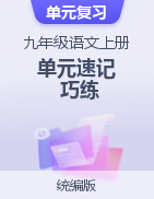 2024-2025學年九年級語文上冊單元速記·巧練（廣東專用）