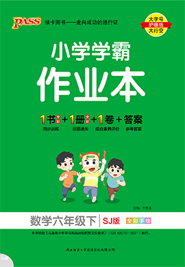 【小學(xué)學(xué)霸作業(yè)本】2024-2025學(xué)年六年級(jí)下冊(cè)數(shù)學(xué)習(xí)題課件（蘇教版）