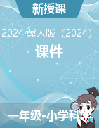 2024-2025學(xué)年科學(xué)一年級(jí)上冊(cè)課件冀人版