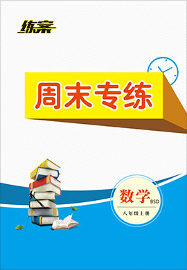 2021-2022學(xué)年八年級上冊初二數(shù)學(xué)【導(dǎo)與練】初中同步練案周末專練word（北師大版）