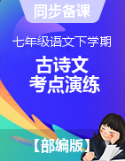 2022-2023學(xué)年七年級(jí)語(yǔ)文下學(xué)期古詩(shī)文考點(diǎn)演練