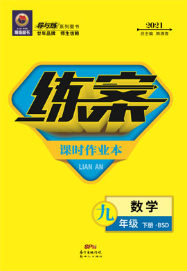 2020-2021學(xué)年九年級下冊初三數(shù)學(xué)【導(dǎo)與練】初中同步練案課時作業(yè)本（北師大版）