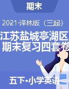 江苏省盐城市亭湖区永丰初级中学英语五年级下册期末复习试卷四套（译林版三起，无答案）