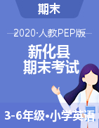 湖南省娄底市新化县2019-2020学年三-六年级下学期期末考试英语试题（人教（PEP），含答案，PDF）
