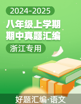 【好題匯編】備戰(zhàn)2024-2025學(xué)年八年級語文上學(xué)期期中真題分類匯編（浙江專用）