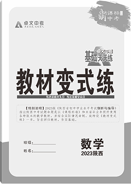 【卓文中考·基础天天练】 2023年陕西中考数学教材变式练
