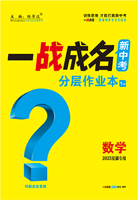 【一戰(zhàn)成名新中考】2025安徽中考數(shù)學(xué)·一輪復(fù)習(xí)·分層作業(yè)本（練冊）