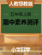 學(xué)易金卷：2024-2025學(xué)年五年級(jí)科學(xué)上學(xué)期期中素養(yǎng)測(cè)評(píng)（人教鄂教版）